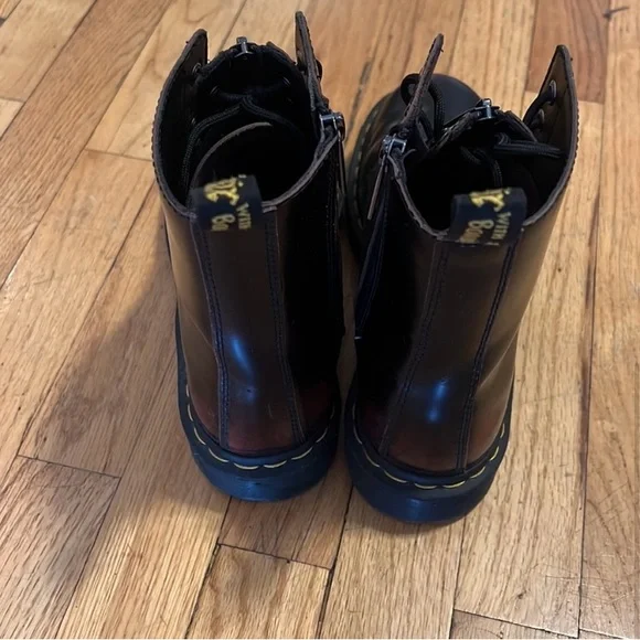 Dr. Martens Black Leather Lace-Up Boots - Picture 4 of 5